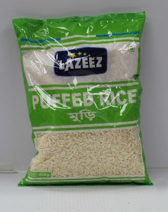 Lazeez Puffed Rice 400gm