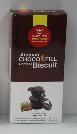 Well Food Almond Cookies 300gm