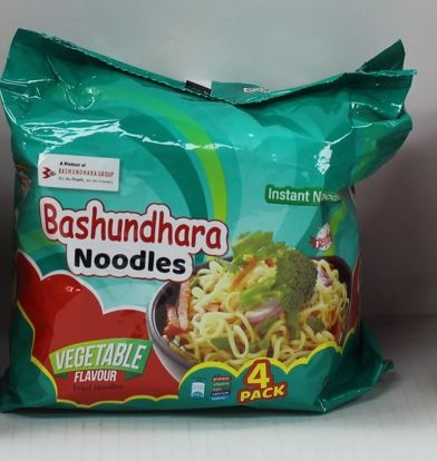 Bashundhara Noodles 4 pack Vegetables Flvr